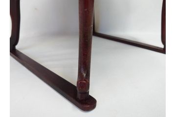 時代物　李朝　朝鮮　優美な十二角膳(小盤、お膳、御膳、ソバン、木製、脚付き、お盆、朝鮮美術)(R-082192)