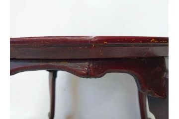 時代物　李朝　朝鮮　優美な十二角膳(小盤、お膳、御膳、ソバン、木製、脚付き、お盆、朝鮮美術)(R-082192)