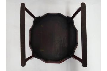 時代物　李朝　朝鮮　優美な十二角膳(小盤、お膳、御膳、ソバン、木製、脚付き、お盆、朝鮮美術)(R-082192)