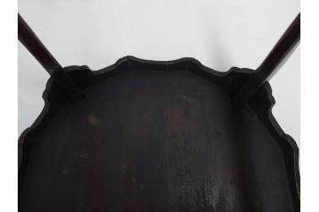 時代物　李朝　朝鮮　優美な十二角膳(小盤、お膳、御膳、ソバン、木製、脚付き、お盆、朝鮮美術)(R-082192)