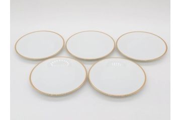 ノリタケ　NORITAKE　ゴールドライン　東海銀行 創立30周年記念　気品高き食卓を演出するディナーセット(金彩、プレート、ボウル、小皿、深皿、中皿、大皿、深鉢、C&S、カップ、ソーサー、チャイナ、洋食器、箱付)(R-082193)