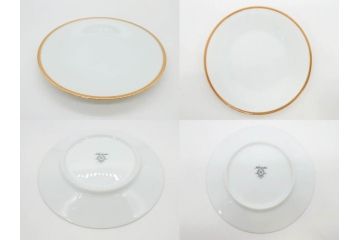 ノリタケ　NORITAKE　ゴールドライン　東海銀行 創立30周年記念　気品高き食卓を演出するディナーセット(金彩、プレート、ボウル、小皿、深皿、中皿、大皿、深鉢、C&S、カップ、ソーサー、チャイナ、洋食器、箱付)(R-082193)