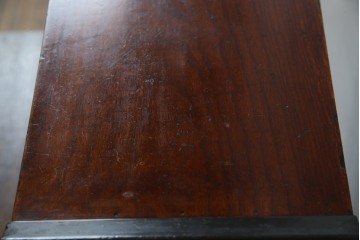 和製アンティーク　欅(ケヤキ)材　漆塗り　深みのある色合いが美しい漆塗り庄内小引き出し　(R-082218)