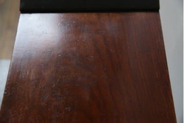 和製アンティーク　欅(ケヤキ)材　漆塗り　深みのある色合いが美しい漆塗り庄内小引き出し　(R-082218)