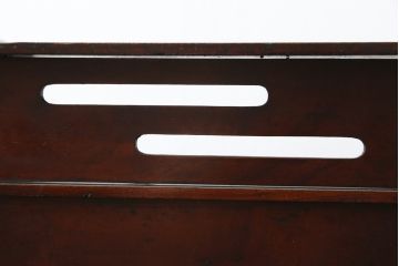 和製アンティーク　欅(ケヤキ)材　漆塗り　深みのある色合いが美しい漆塗り庄内小引き出し(卓上収納、小物収納)(R-082218)
