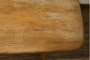 イギリスビンテージ　ERCOL(アーコール)　Windsor(ウィンザー)シリーズ　シンプルで洗練されたデザインの北欧風ダイニングテーブル(4人掛け、6人掛け、食卓、ヴィンテージ、英国)(R-082219)