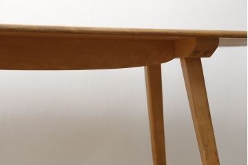 イギリスビンテージ　ERCOL(アーコール)　Windsor(ウィンザー)シリーズ　シンプルで洗練されたデザインの北欧風ダイニングテーブル(4人掛け、6人掛け、食卓、ヴィンテージ、英国)(R-082219)