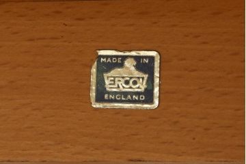 イギリスビンテージ　ERCOL(アーコール)　Windsor(ウィンザー)シリーズ　シンプルで洗練されたデザインの北欧風ダイニングテーブル(4人掛け、6人掛け、食卓、ヴィンテージ、英国)(R-082219)