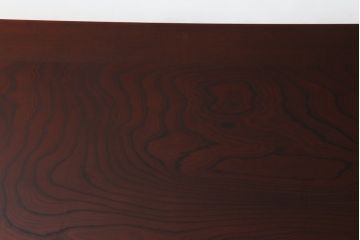 中古　美品　岩谷堂箪笥　ガラス天板付き　落ち着いた雰囲気の座卓(ローテーブル、センターテーブル、リビングテーブル、継ぎ脚付)(定価約23万円)( R-082220)