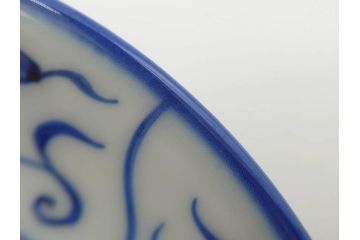 江戸〜明治期　古伊万里　染付　なずな文　約11cm　3.5寸　上品な雰囲気の小皿5枚セット(和皿、和食器、裏印、三寸五分)(R-082231)