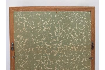 【真作】　渡辺三郎　「伊万里とわびすけ」　SM　絵画(油彩、油絵、花、花瓶、静物画、サイン入り、額装、外箱付)(R-082234)