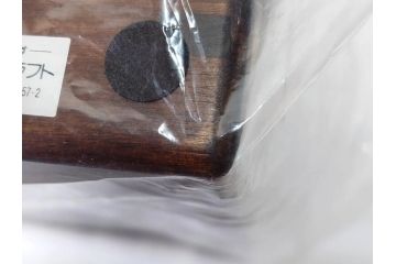 未使用　豊岡クラフト　約120枚収納　木の優しさを感じるCDラック2点セット(木製、飾り棚、本棚、ブックシェルフ)(R-082238)