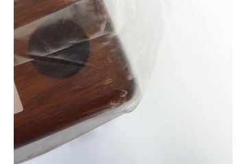 未使用　豊岡クラフト　約120枚収納　シックな佇まいのCDラック2点セット(木製、飾り棚、本棚、ブックシェルフ)(R-082239)