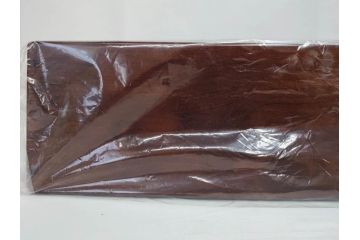 未使用　豊岡クラフト　約120枚収納　シックな佇まいのCDラック2点セット(木製、飾り棚、本棚、ブックシェルフ)(R-082239)