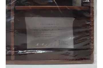 未使用　豊岡クラフト　約120枚収納　木の魅力を引き出したCDラック2点セット(木製、飾り棚、本棚、ブックシェルフ)(R-082240)