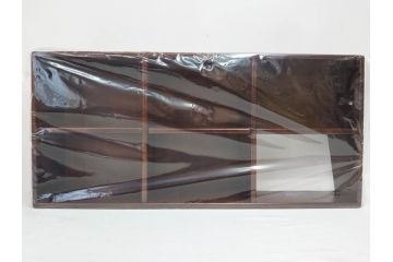 未使用　豊岡クラフト　約120枚収納　木目を生かしたCDラック2点セット(木製、飾り棚、本棚、ブックシェルフ)(R-082241)