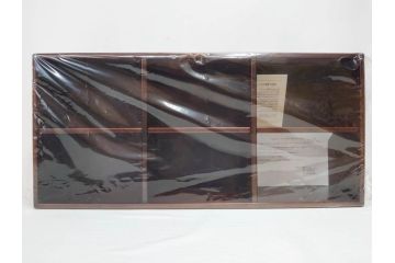 未使用　豊岡クラフト　約120枚収納　落ち着いた雰囲気のCDラック2点セット(木製、飾り棚、本棚、ブックシェルフ)(R-082242)