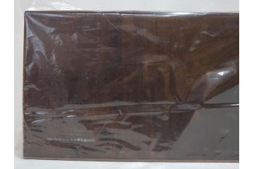 未使用　豊岡クラフト　約120枚収納　落ち着いた雰囲気のCDラック2点セット(木製、飾り棚、本棚、ブックシェルフ)(R-082242)