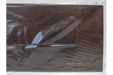未使用　豊岡クラフト　約120枚収納　落ち着いた雰囲気のCDラック2点セット(木製、飾り棚、本棚、ブックシェルフ)(R-082242)