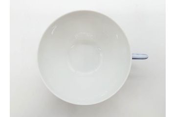デンマーク　ROYAL COPENHAGEN(ロイヤルコペンハーゲン)　ブルーフルーテッド　ハーフレース　可憐な印象のティーカップ&ソーサー2客セット(洋食器、C&S、北欧)(R-082243)