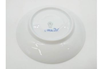 デンマーク　ROYAL COPENHAGEN(ロイヤルコペンハーゲン)　ブルーフルーテッド　ハーフレース　可憐な印象のティーカップ&ソーサー2客セット(洋食器、C&S、北欧)(R-082243)
