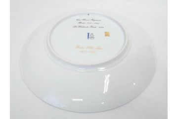 ドイツ　KPM (ベルリン王立磁器製陶所)　750周年?　1840年　優雅な雰囲気のプレート5枚セット(風景、建物、ヴェルダー教会、天文台、シャルロッテンブルク宮殿、飾り皿、大皿、洋食器)(R-082244)