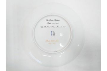 ドイツ　KPM (ベルリン王立磁器製陶所)　750周年?　1840年　優雅な雰囲気のプレート5枚セット(風景、建物、ヴェルダー教会、天文台、シャルロッテンブルク宮殿、飾り皿、大皿、洋食器)(R-082244)