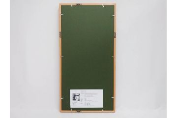 真作　2009年　並木一　「ふじ-1」　130/300　リトグラフ　絵画(花、藤、木版画、落款印、サイン入り、額装)(R-082245)