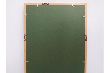 真作　2009年　並木一　「ふじ-1」　130/300　リトグラフ　絵画(花、藤、木版画、落款印、サイン入り、額装)(R-082245)