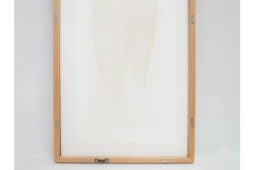 真作　2009年　並木一　「ふじ-1」　130/300　リトグラフ　絵画(花、藤、木版画、落款印、サイン入り、額装)(R-082245)