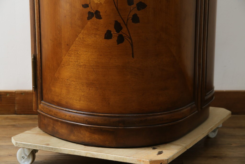 中古　美品　アメリカ高級家具メーカー　Jonathan Charles(ジョナサン　チャールズ)　アールヌーヴォーデザイン　アンティーク調　細部までこだわった作りのサイドテーブル型ドレッサー　定価約70万円　(R-082252)