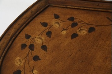 中古　美品　アメリカ高級家具メーカー　Jonathan Charles(ジョナサン　チャールズ)　アールヌーヴォーデザイン　アンティーク調　細部までこだわった作りのサイドテーブル型ドレッサー　定価約70万円　(R-082252)