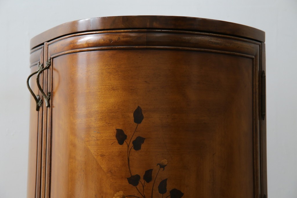 中古　美品　アメリカ高級家具メーカー　Jonathan Charles(ジョナサン　チャールズ)　アールヌーヴォーデザイン　アンティーク調　細部までこだわった作りのサイドテーブル型ドレッサー　定価約70万円　(R-082252)