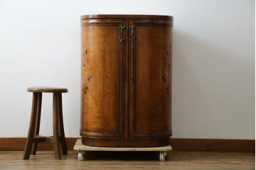 中古　美品　アメリカ高級家具メーカー　Jonathan Charles(ジョナサン　チャールズ)　アールヌーヴォーデザイン　アンティーク調　細部までこだわった作りのサイドテーブル型ドレッサー　定価約70万円　(R-082252)