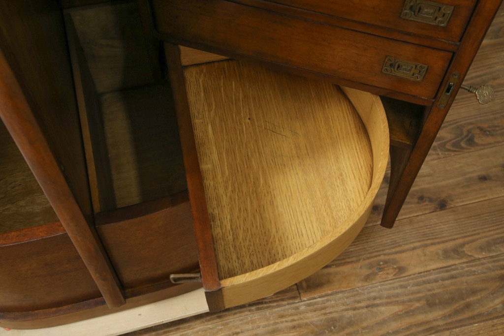 中古　美品　アメリカ高級家具メーカー　Jonathan Charles(ジョナサン　チャールズ)　アールヌーヴォーデザイン　アンティーク調　細部までこだわった作りのサイドテーブル型ドレッサー　定価約70万円　(R-082252)