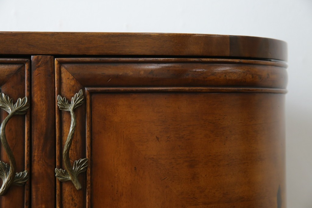 中古　美品　アメリカ高級家具メーカー　Jonathan Charles(ジョナサン　チャールズ)　アールヌーヴォーデザイン　アンティーク調　細部までこだわった作りのサイドテーブル型ドレッサー　定価約70万円　(R-082252)