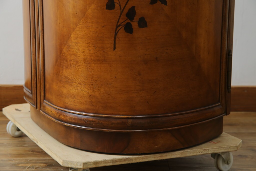 中古　美品　アメリカ高級家具メーカー　Jonathan Charles(ジョナサン　チャールズ)　アールヌーヴォーデザイン　アンティーク調　細部までこだわった作りのサイドテーブル型ドレッサー　定価約70万円　(R-082252)