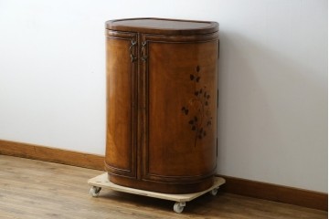 中古　美品　アメリカ高級家具メーカー　Jonathan Charles(ジョナサン　チャールズ)　アールヌーヴォーデザイン　アンティーク調　細部までこだわった作りのサイドテーブル型ドレッサー　定価約70万円　(R-082252)