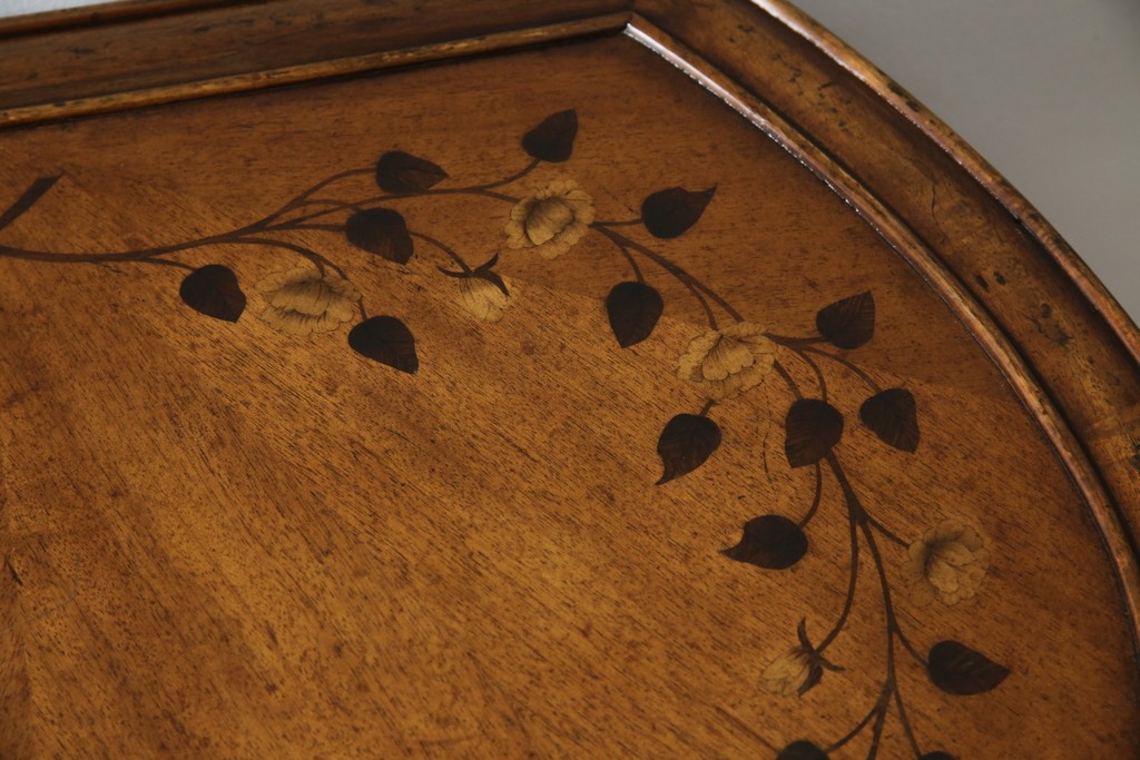 中古　美品　アメリカ高級家具メーカー　Jonathan Charles(ジョナサン　チャールズ)　アールヌーヴォーデザイン　アンティーク調　細部までこだわった作りのサイドテーブル型ドレッサー　定価約70万円　(R-082252)