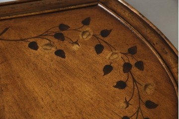 中古　美品　アメリカ高級家具メーカー　Jonathan Charles(ジョナサン　チャールズ)　アールヌーヴォーデザイン　アンティーク調　細部までこだわった作りのサイドテーブル型ドレッサー　定価約70万円　(R-082252)