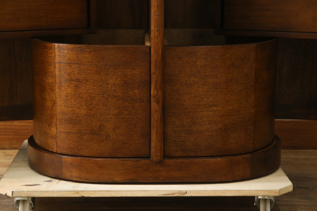 中古　美品　アメリカ高級家具メーカー　Jonathan Charles(ジョナサン　チャールズ)　アールヌーヴォーデザイン　アンティーク調　細部までこだわった作りのサイドテーブル型ドレッサー　定価約70万円　(R-082252)