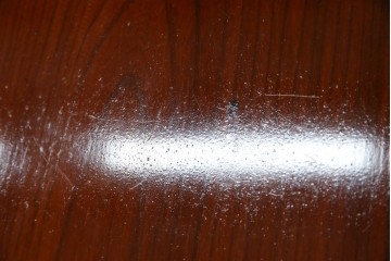 和製アンティーク　美品　総欅(ケヤキ)材　天板一枚板　漆塗り　懐かしさ漂うオーバル型ちゃぶ台　(R-082258)