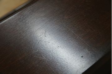 中古　松本民芸家具　高山式　スタイリッシュなデザインが美しいライティングビューロー(机、ワークデスク、引き出し、サイドチェスト、在宅用、在宅ワーク用)(R-082259)