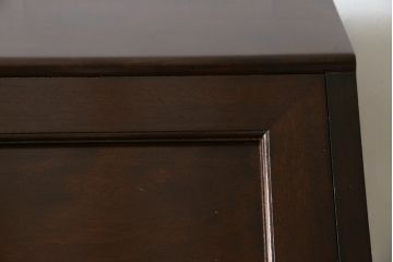 中古　松本民芸家具　高山式　スタイリッシュなデザインが美しいライティングビューロー(机、ワークデスク、引き出し、サイドチェスト、在宅用、在宅ワーク用)(R-082259)