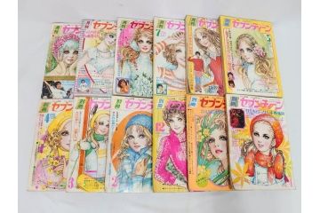 昭和47年・48年　1972・1973　別冊　月刊セブンティーン　少女雑誌12冊セット(野口五郎、フォーリーブス、森田健作、郷ひろみ、西城秀樹、沢田研二、西谷祥子、まんが、漫画、マンガ、女性誌、情報誌、総合雑誌、古本)(R-082267)