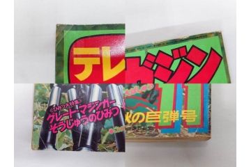 昭和49年　1974年　テレビマガジン 11月号・12月号　テレビ雑誌2冊セット(仮面ライダーアマゾン、グレートマジンガー、トランプ、講談社、ブロマイド、スタンド、情報誌、古本)(R-082272)