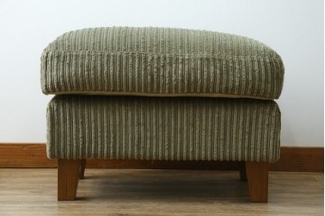 中古　美品!!　ACME Furniture(アクメファニチャー)　JETTY feather(ジェティ・フェザー)　肌触りの良いコーデュロイ生地のおしゃれなオットマン　定価約8万5千円　(R-082284)