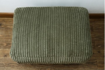 中古　美品!!　ACME Furniture(アクメファニチャー)　JETTY feather(ジェティ・フェザー)　肌触りの良いコーデュロイ生地のおしゃれなオットマン　定価約8万5千円　(R-082284)