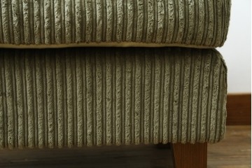 中古　美品!!　ACME Furniture(アクメファニチャー)　JETTY feather(ジェティ・フェザー)　肌触りの良いコーデュロイ生地のおしゃれなオットマン　定価約8万5千円　(R-082284)