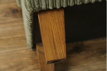 中古　美品!!　ACME Furniture(アクメファニチャー)　JETTY feather(ジェティ・フェザー)　肌触りの良いコーデュロイ生地のおしゃれなオットマン　定価約8万5千円　(R-082284)